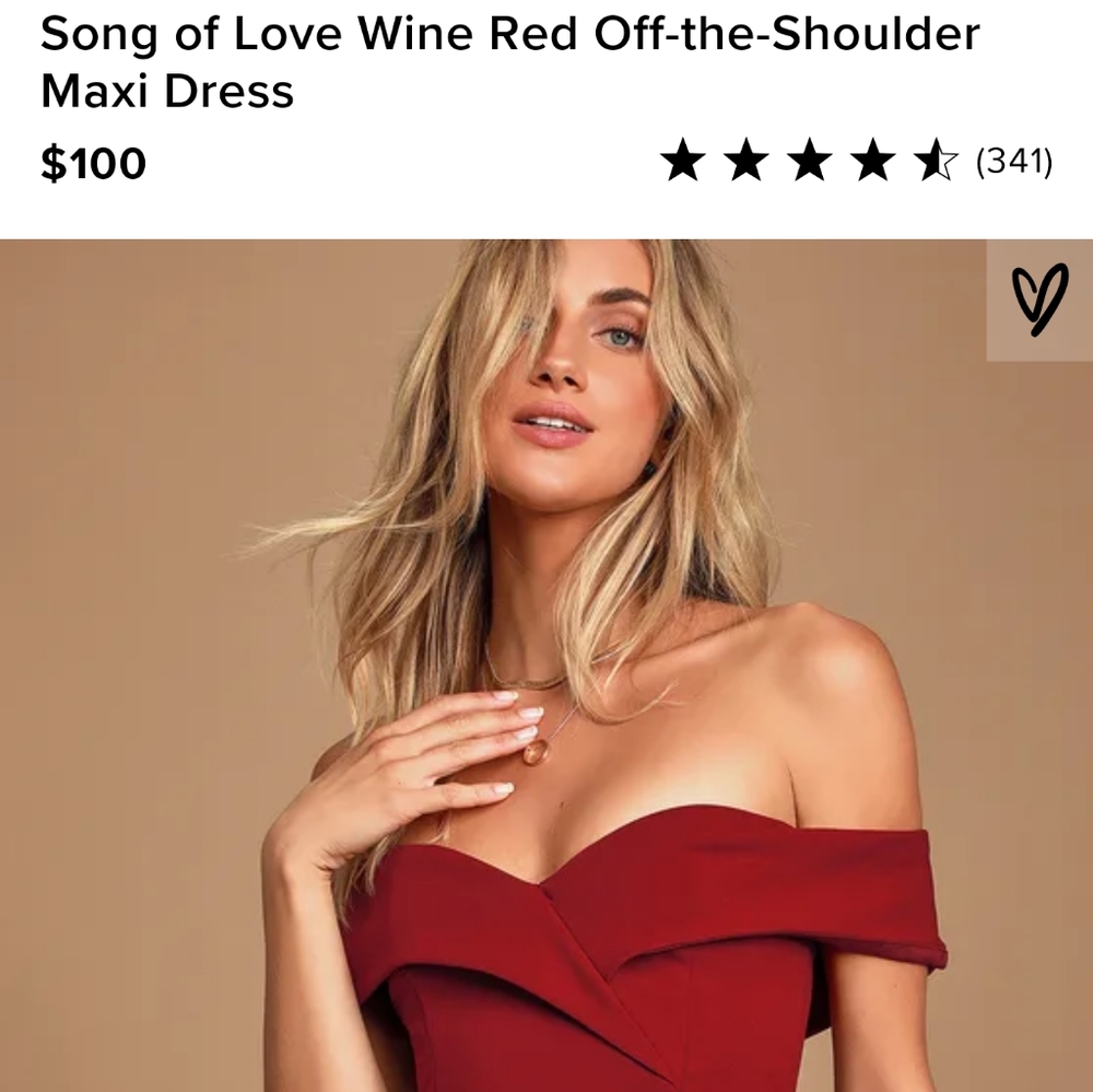 Lulu's song of love wine redoff the shoulder dress